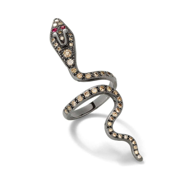 ileana makri Cobra Ring W-Ox-Chd-Ru