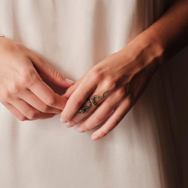 Ileana Makri Cobra Tsavorite Ring