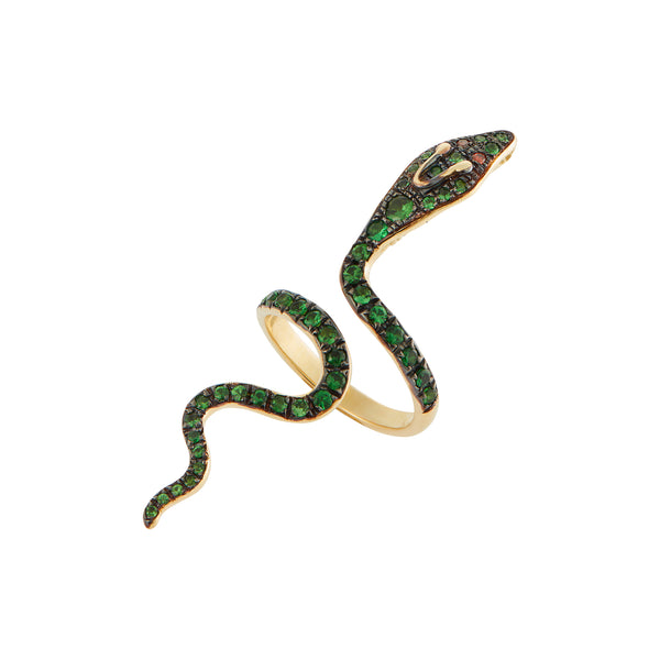 Ileana Makri Cobra Tsavorite Ring