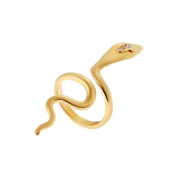 Ileana Makri Cobra Yellow Gold Y-D