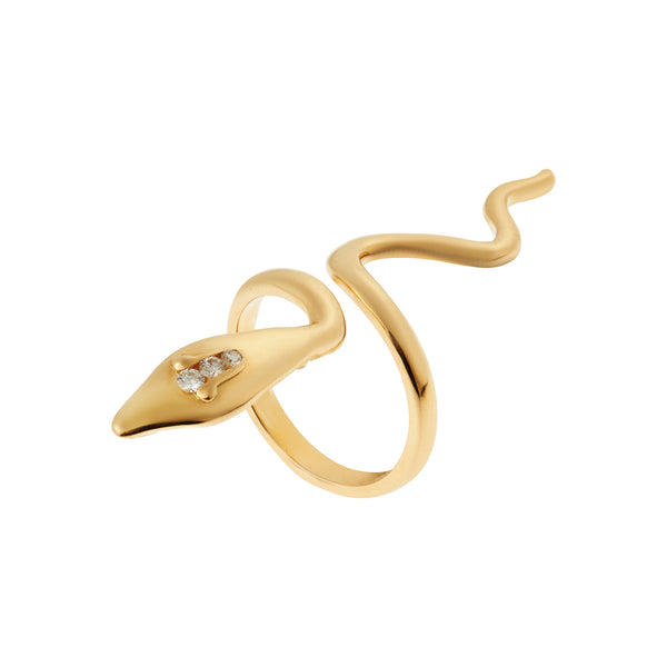 Ileana Makri Cobra Yellow Gold Y-D