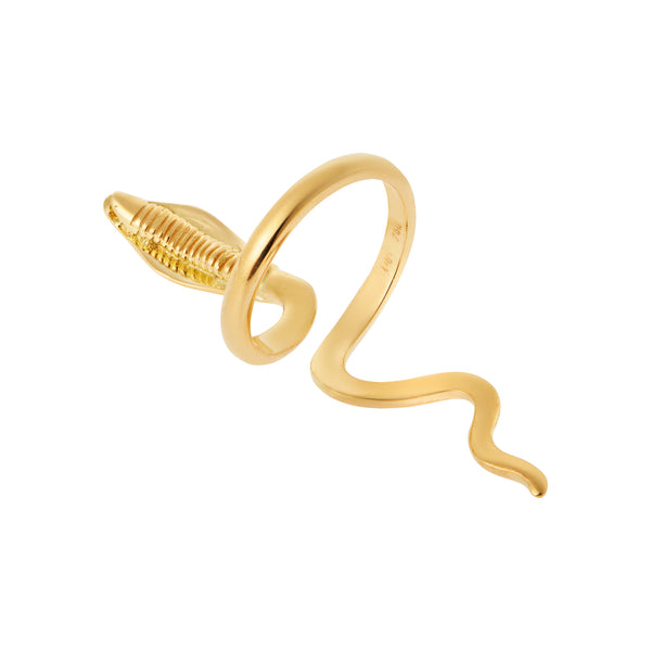 Ileana Makri Cobra Yellow Gold Y-D