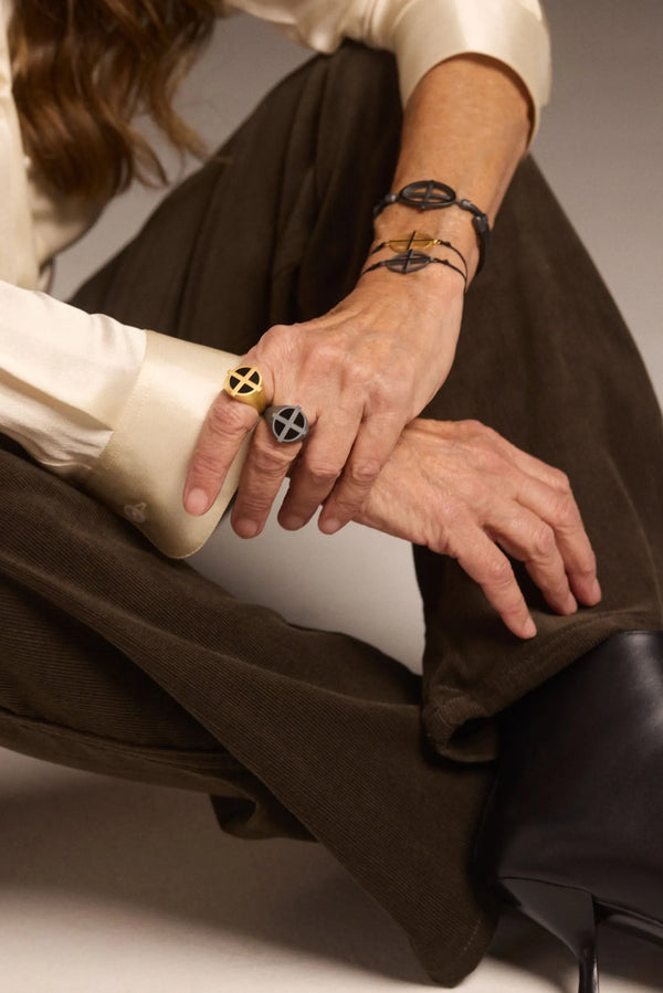 Ileana Makri Coda Bracelet OX-EN-BLK