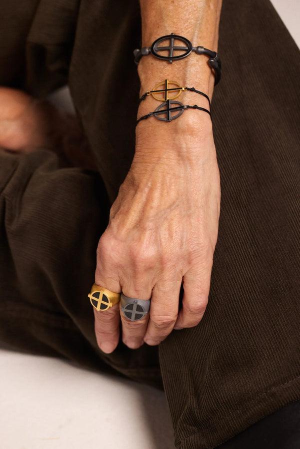Ileana Makri Coda Bracelet OX-EN-BLK