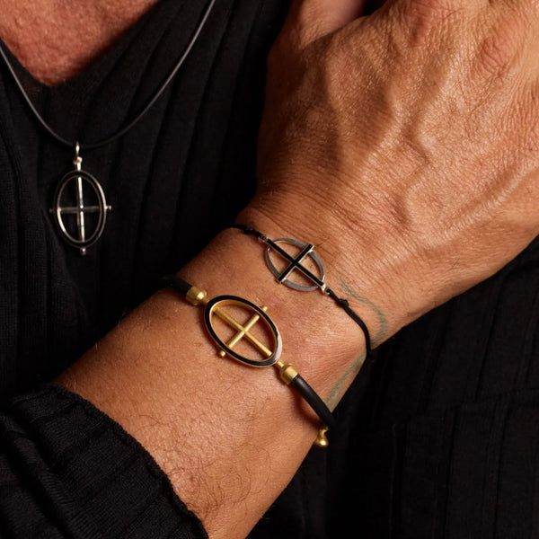 Ileana Makri Coda Cross Bracelet SLV-EN