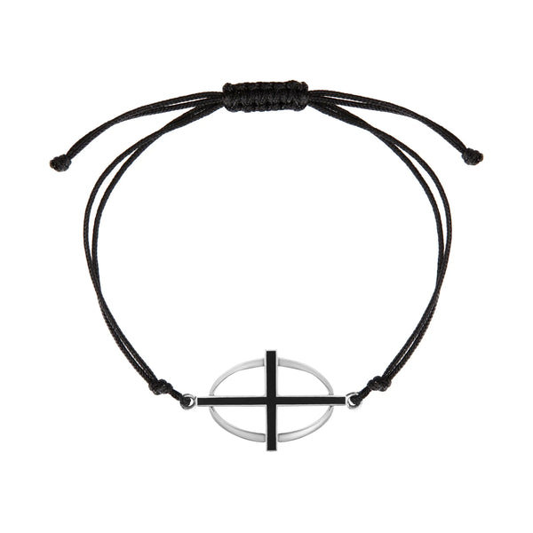 ileana makri Coda Cross Bracelet SLV-EN