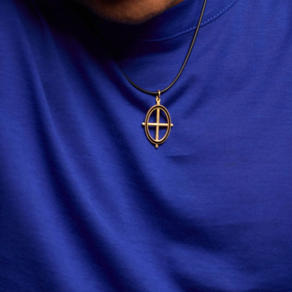 Ileana Makri Coda Cross Necklace YP-EN