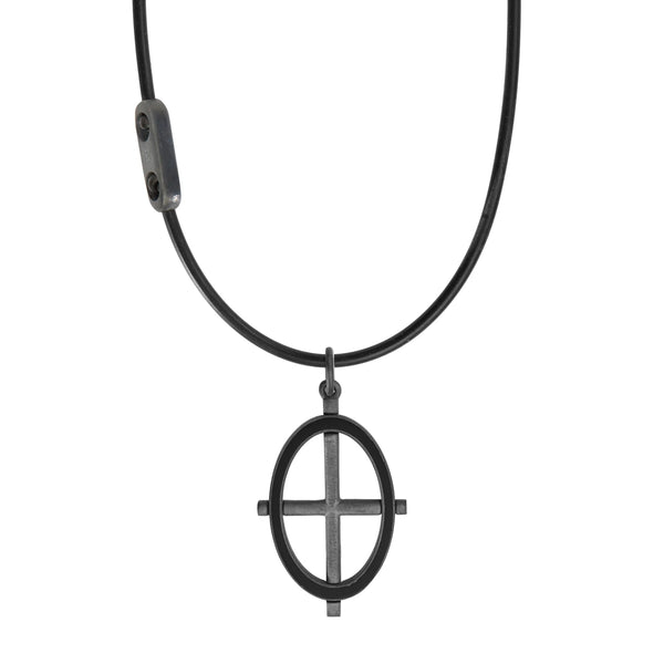ileana makri Coda Necklace OX-EN-BLK