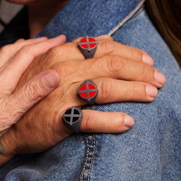 Ileana Makri Coda Ring OX-EN-RED