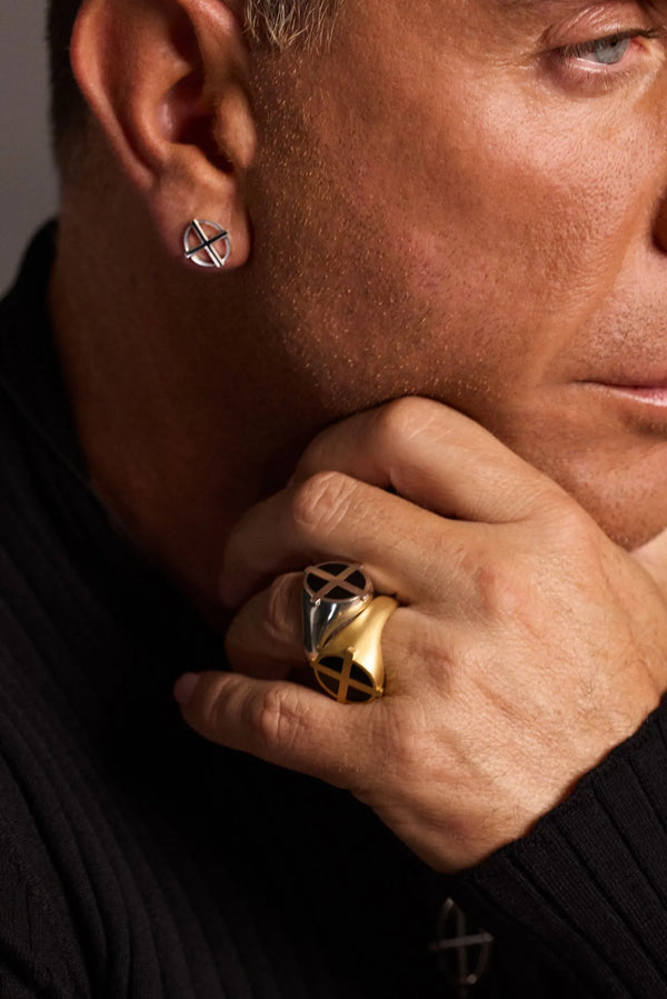 Ileana Makri Coda Single Stud SLV-EN