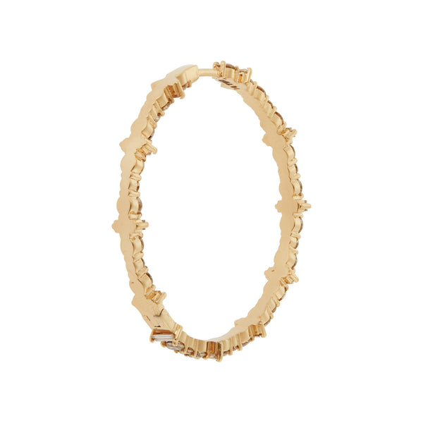 Ileana Makri Cosmic Medium Diamond Rivulet Hoops