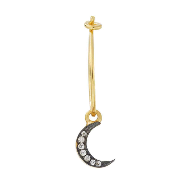 Ileana Makri Crescent Moon Hoops