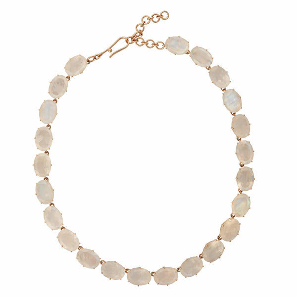ileana makri Crown Necklace Rainbow Moonstone
