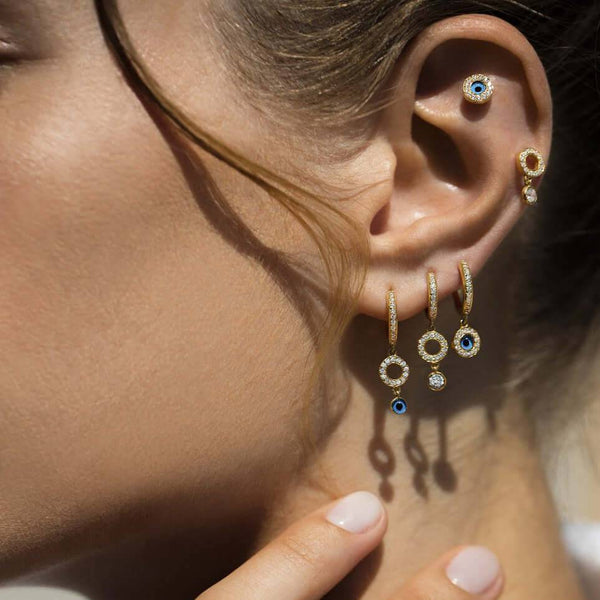 Ileana Makri Crystal Drop Studs