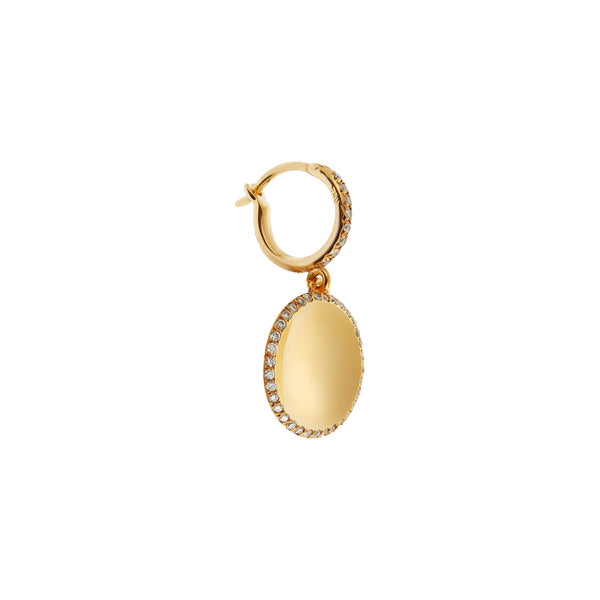 Ileana Makri Dangling Mirror Earrings Y-D