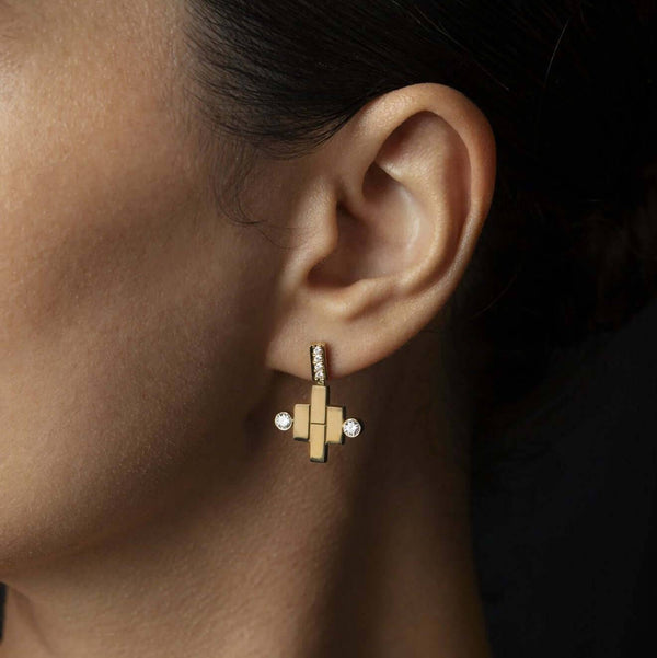Ileana Makri Dangling Pond Earrings Y-D