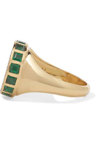 Ileana Makri Dawn Candy Chevalier Ring Y-D-Em