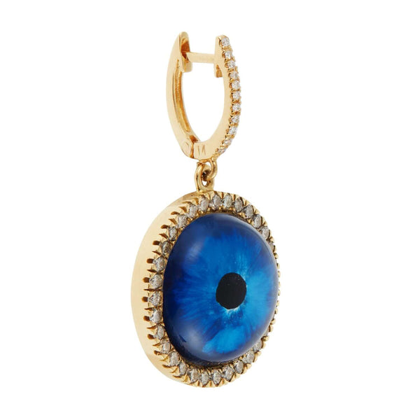 Ileana Makri Deep Blue Eye Earrings L