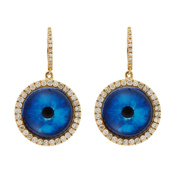ileana makri Deep Blue Eye Earrings L