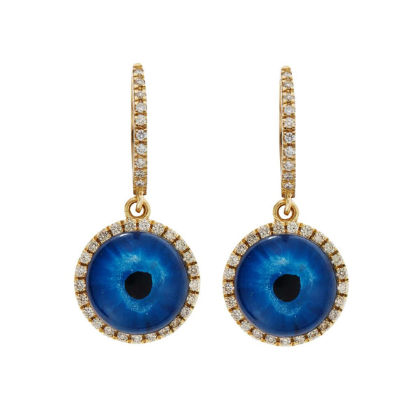 ileana makri Deep Blue Eye Earrings S