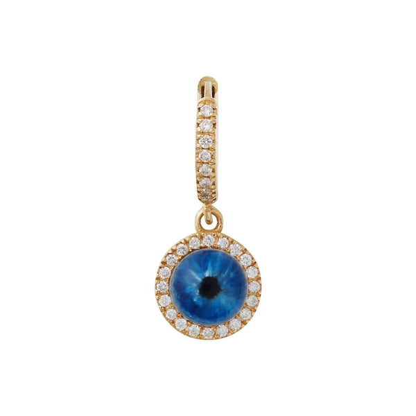 Ileana Makri Deep Blue Eye Earrings XS