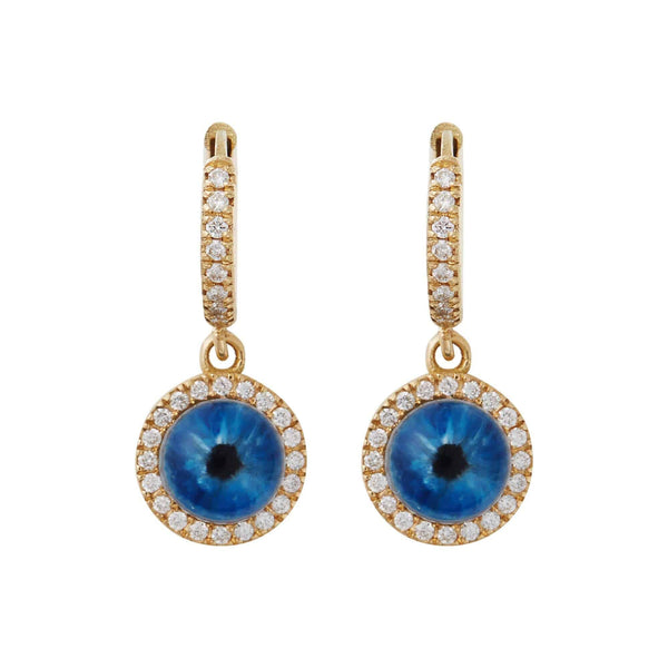ileana makri Deep Blue Eye Earrings XS