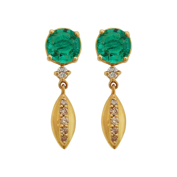 ileana makri Dewdrop Earrings Y-EM-D-TTLB