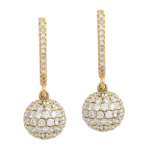 ileana makri Diamond Ball Earrings