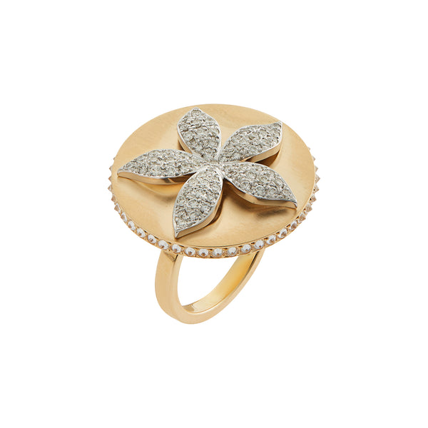 ileana makri Diamond Bloom Ring
