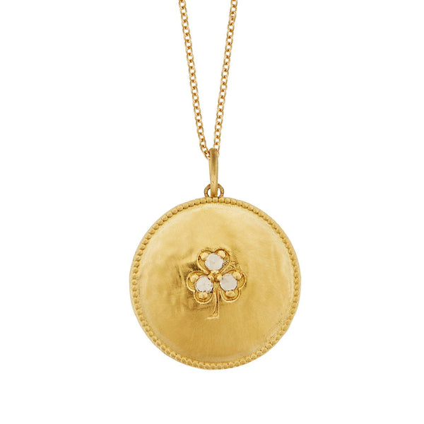ileana makri Diamond Clover Pendant
