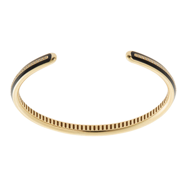 Ileana Makri Diamond & Enamel Cuff Bracelet
