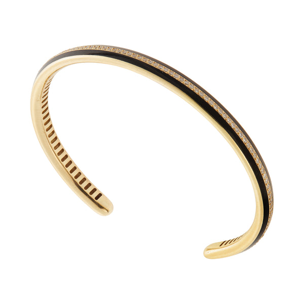ileana makri Diamond & Enamel Cuff Bracelet