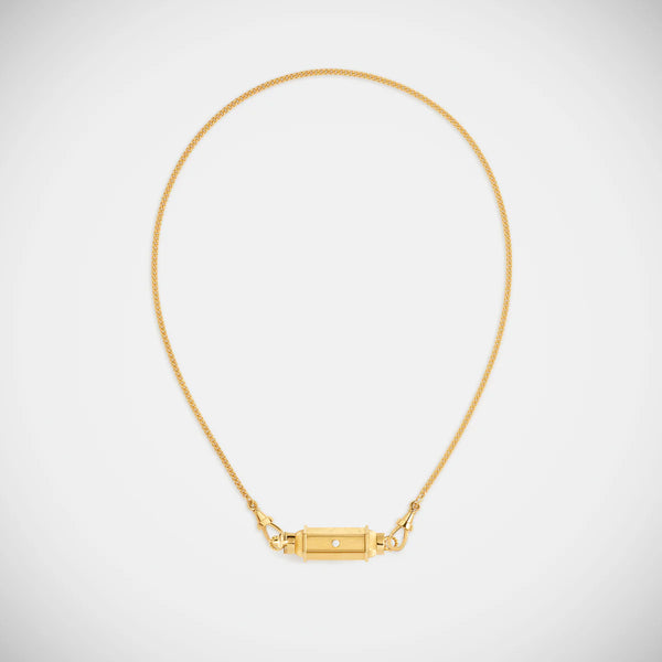 ileana makri Diamond Gold Baby locket Necklace