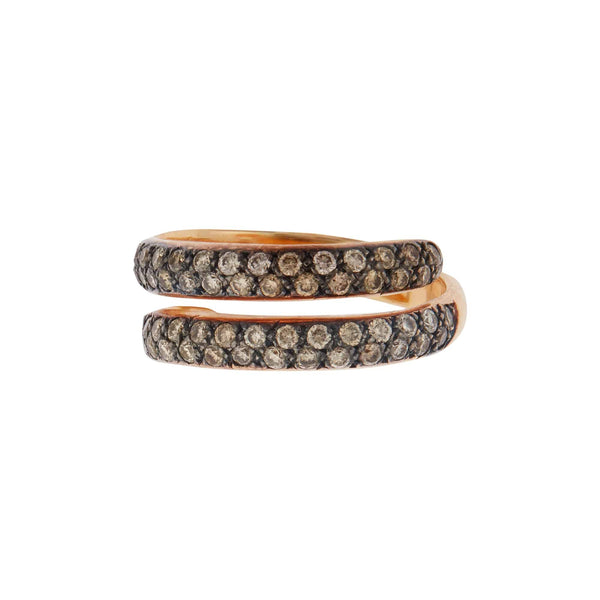 Ileana Makri Diamond Hug Pave Ring P-Chd