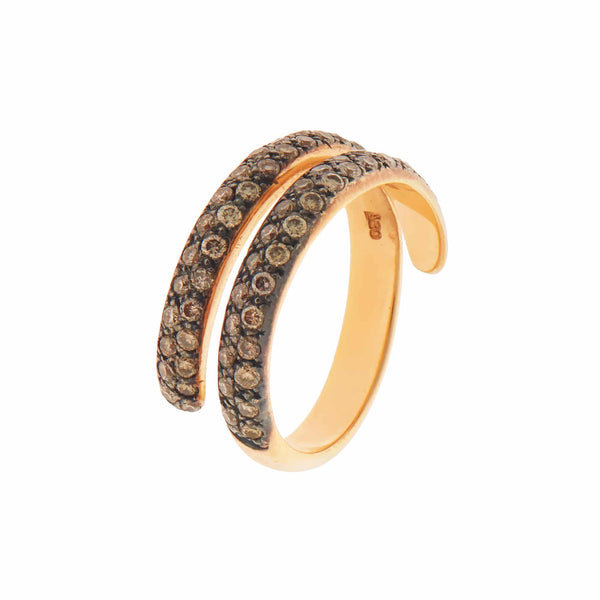 ileana makri Diamond Hug Pave Ring P-Chd
