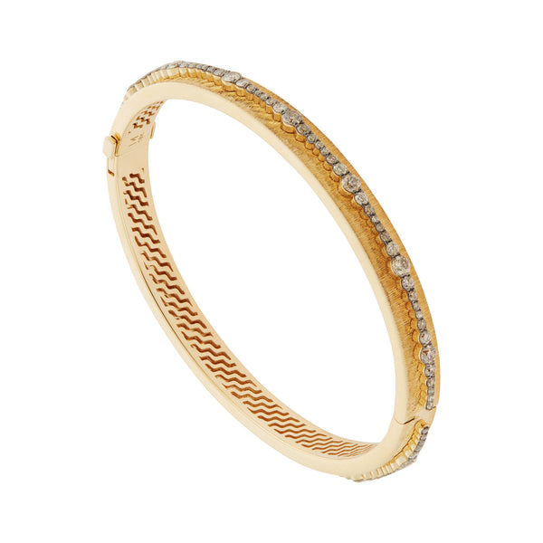 Ileana Makri Diamond Ripple Bangle
