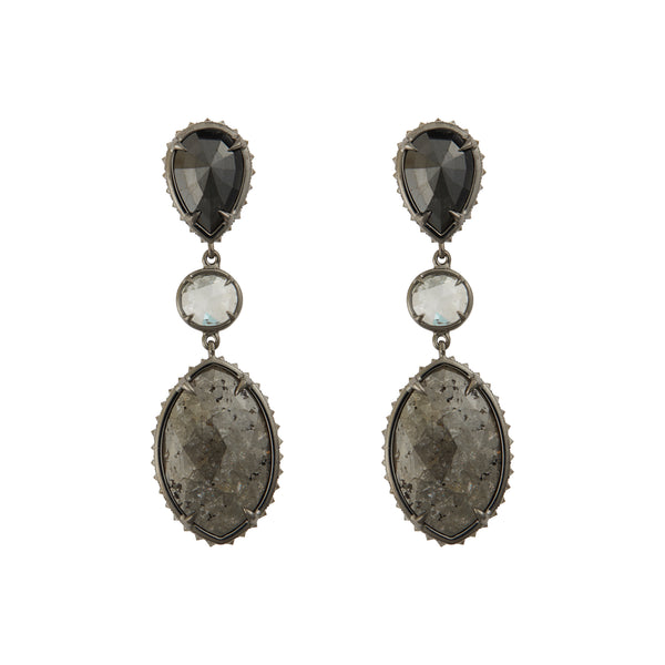 ileana makri Diamond Slice Earrings