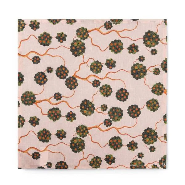 Ileana Makri Dinner Napkins Orange Grove (Set Of 6)