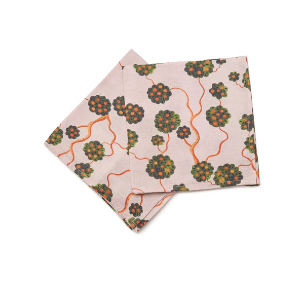 Ileana Makri Dinner Napkins Orange Grove (Set Of 6)