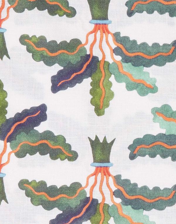 Ileana Makri Dinner Napkins Palms (Set Of 6)