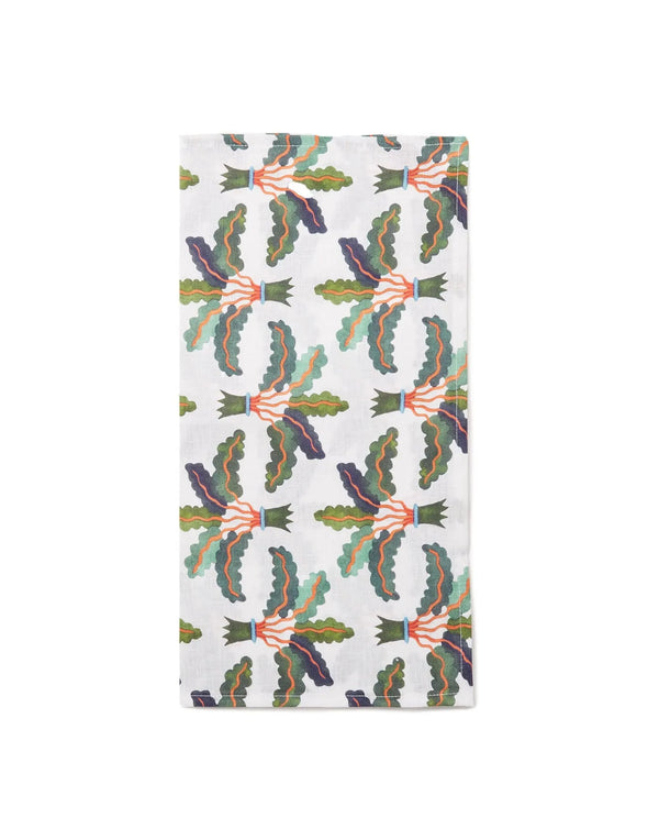 Ileana Makri Dinner Napkins Palms (Set Of 6)