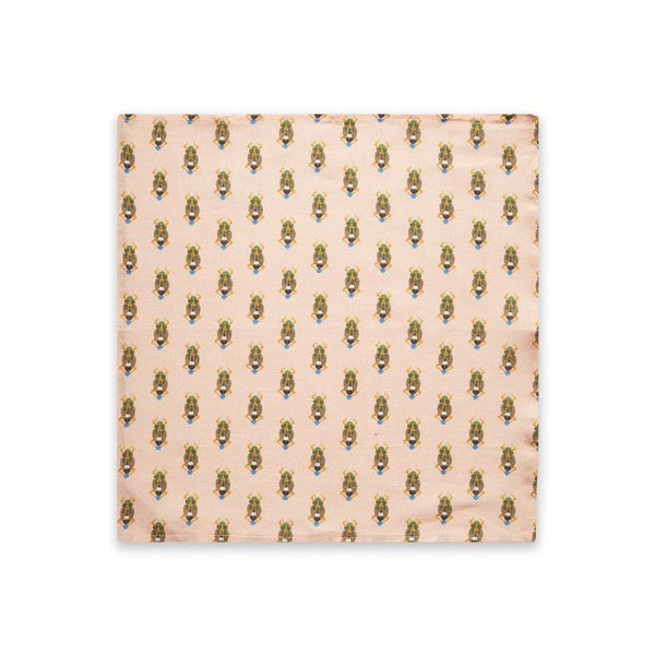 Ileana Makri Dinner Napkins Pink Scarab (Set Of 6)