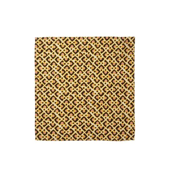 Ileana Makri Dinner Napkins Puzzle Rosa (Set Of 6)