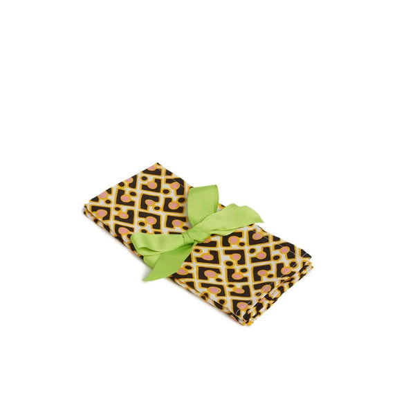 ileana makri Dinner Napkins Puzzle Rosa (Set of 6)