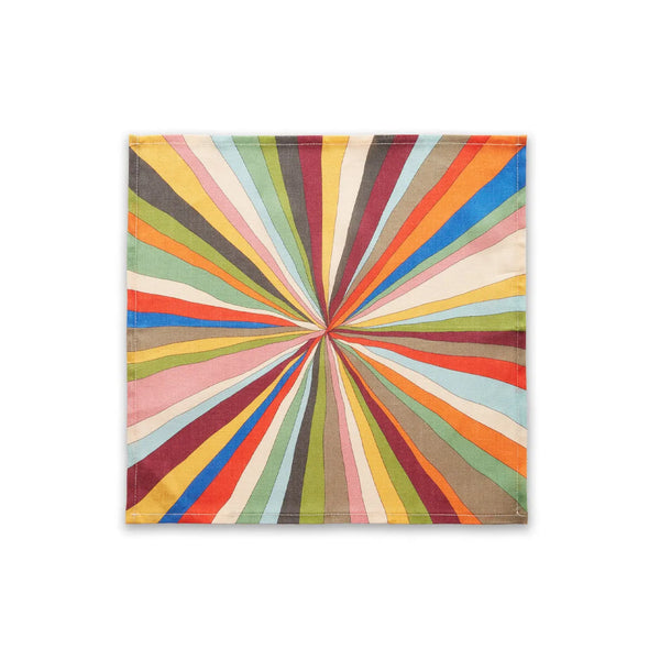 Ileana Makri Dinner Napkins Rainbow Rays (Set Of 6)