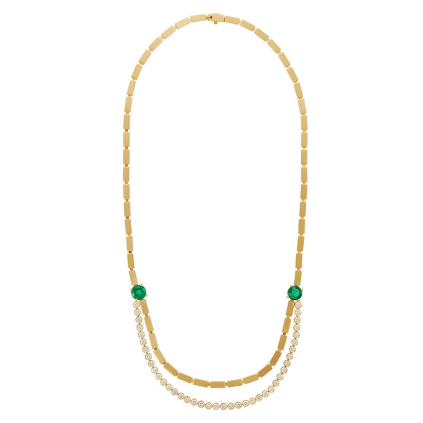 ileana makri Double Stream Necklace Y-D-Em
