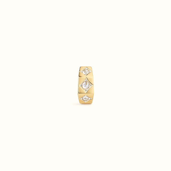 Ileana Makri Ecrou Earring Diamonds (Small)