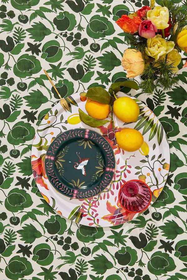 Ileana Makri Eden Round Printed Tray