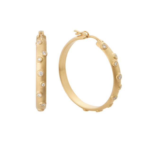 ileana makri Effervescence Large Hoop Earrings