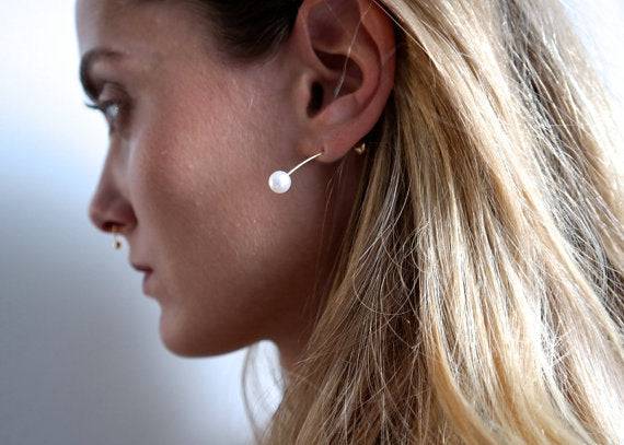 Ileana Makri Elipse Grisarte Single Earring